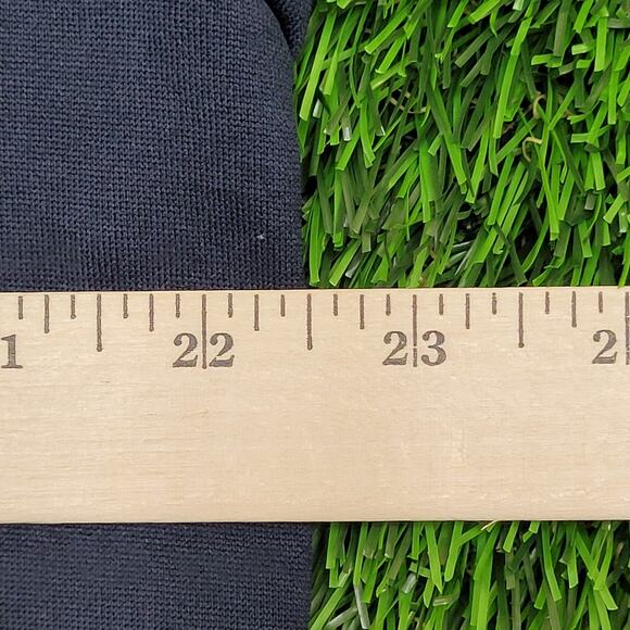 ADIDAS Quarter Zip Track Jacket Large 22x28 Blue Yellow - Picture 11 of 16